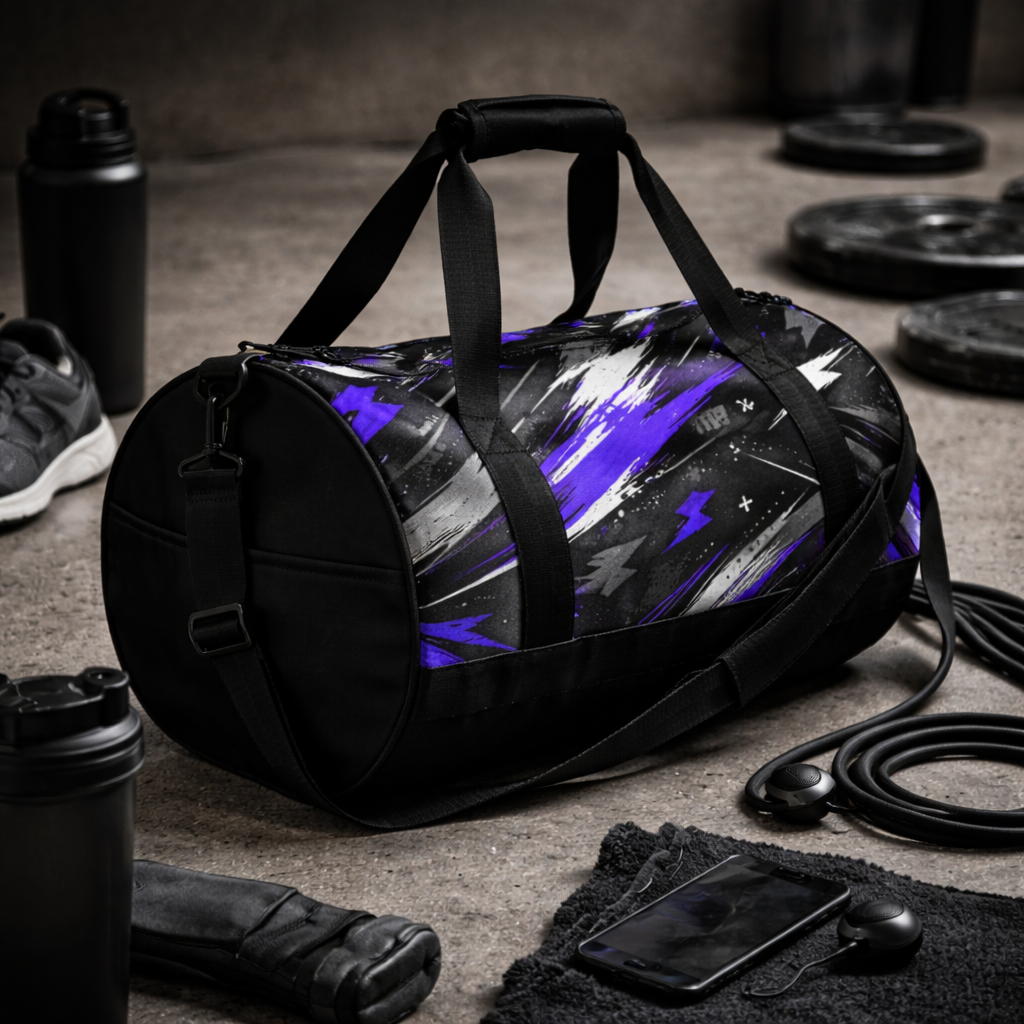 All-over print gym bag