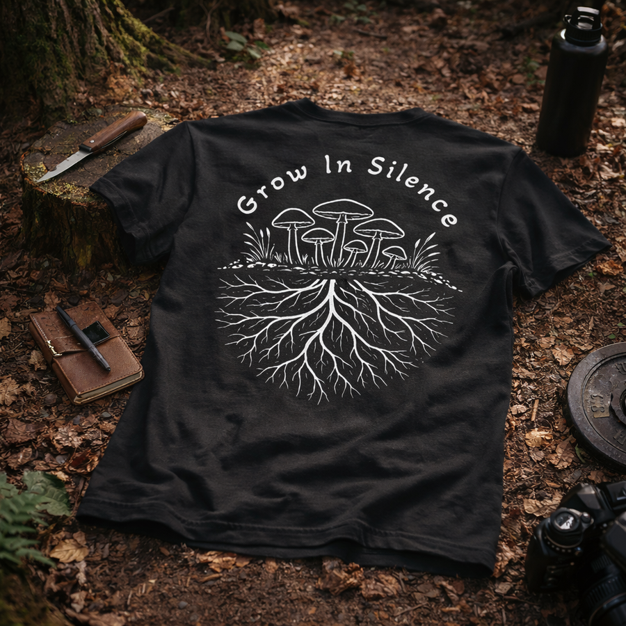 Oversized T-shirt "Grow In Silence" Unisex