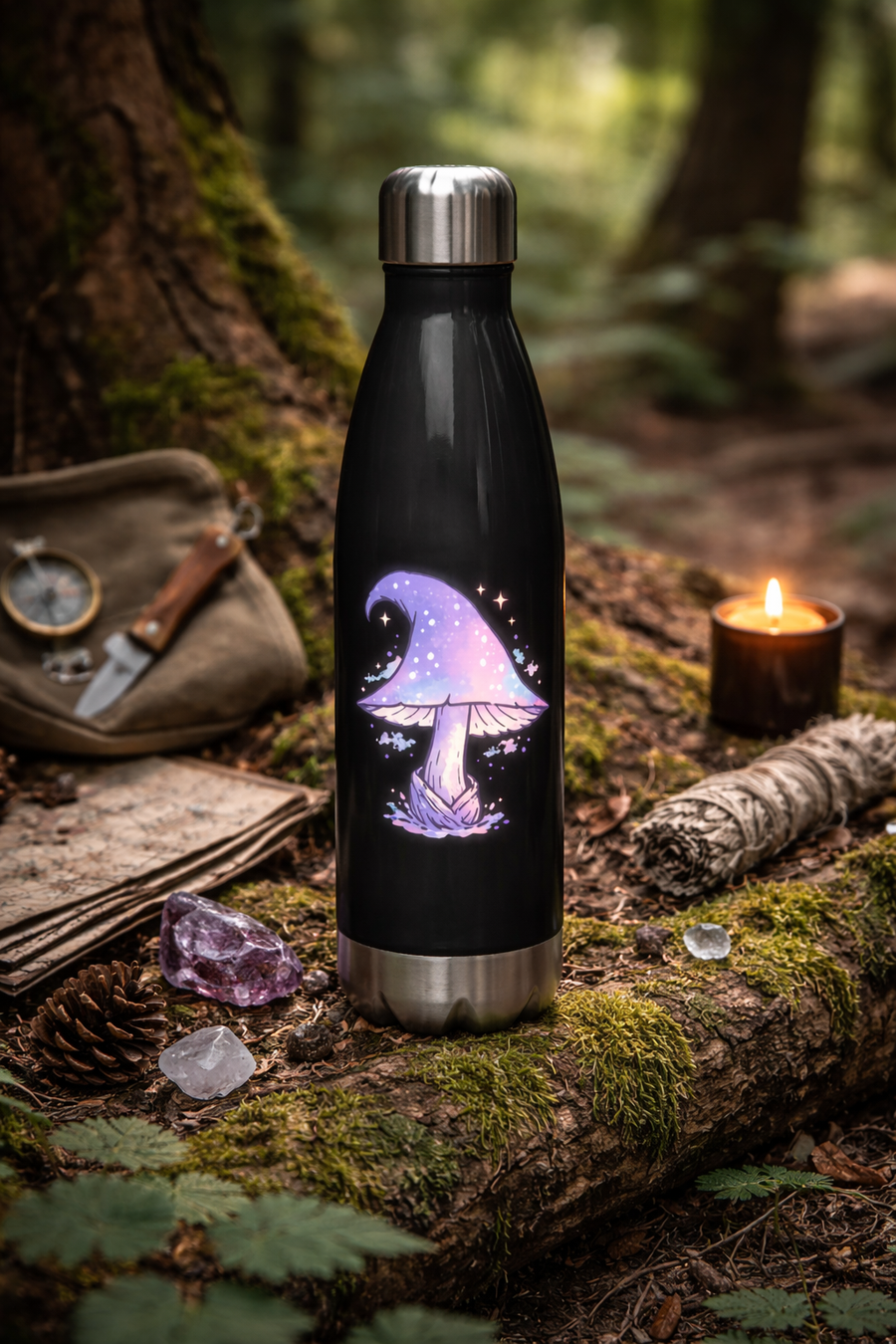 Stainless steel water bottle